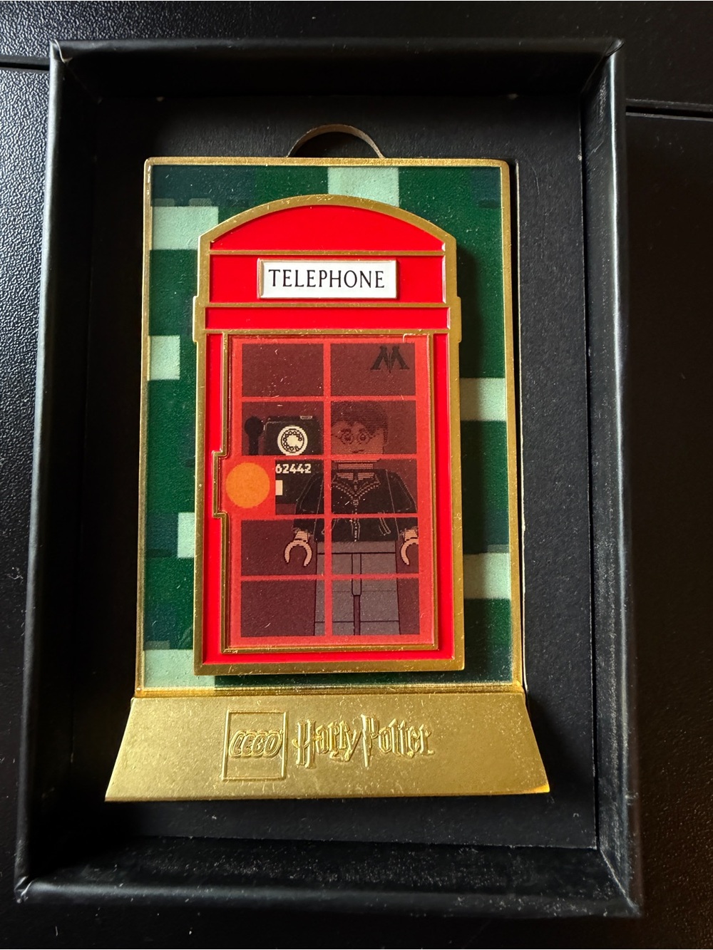 New Lego Harry Potter Metal Ministry of Magic Phone Booth Lenticular Display Ltd